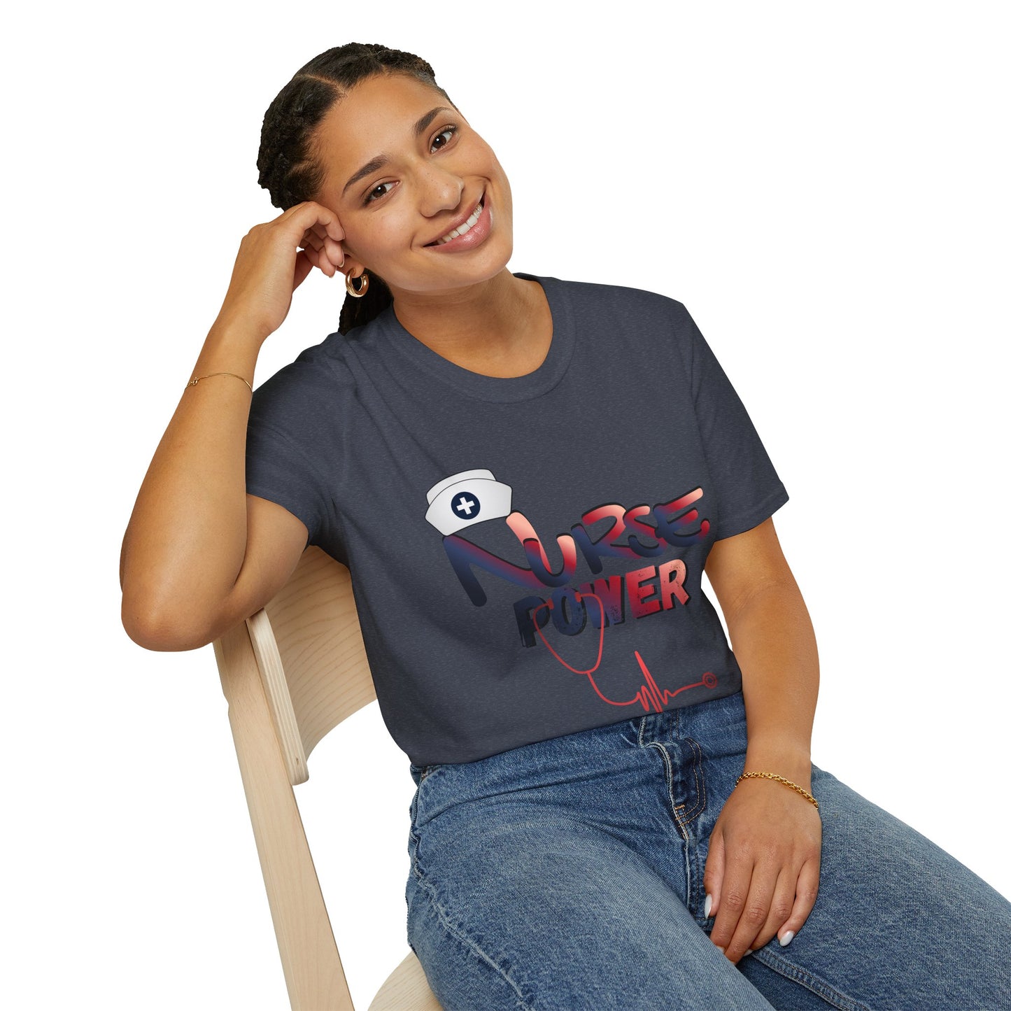 Nurse Power T‑Shirt – Nursing Appreciation Shirt, Nurses Week 2026 Tee, RN LPN CNA Gift, Nurse Life Top