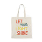 Let Your Light Shine Christian Tote Bag | Faith & Inspirational Canvas Handbag