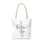 Christian tote bag, Inspirational quote bag, Religious gift, Multi-size tote bag, Christian accessories