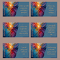 Physical or digital nursing affirmation cards for daily mental health support.